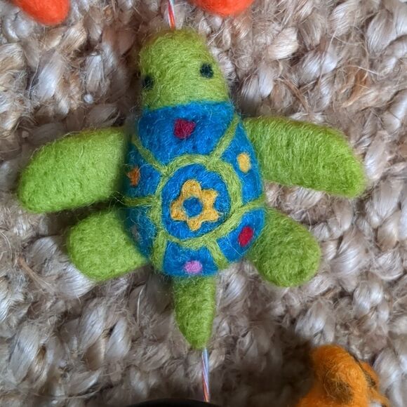 World Market Felted Wool Save The Planet Endangered Animal Mobile - Picture 6 of 8